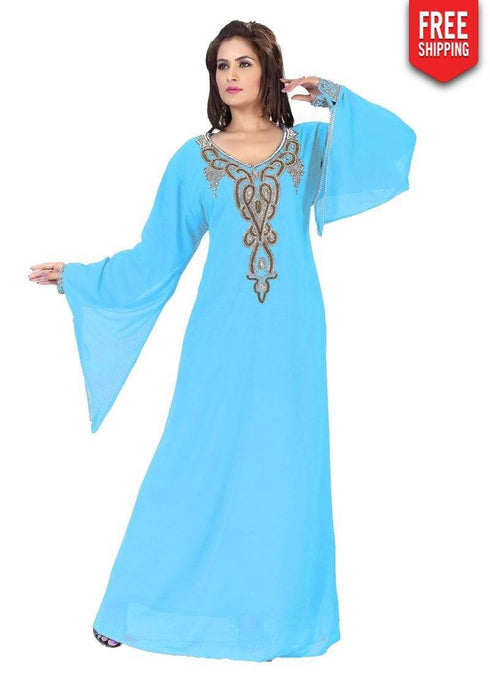 Voguish Faux Georgette Designer Kaftan
